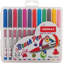 Unomax Brush Pen 12 Colours